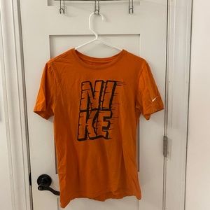 S Orange Nike Tee